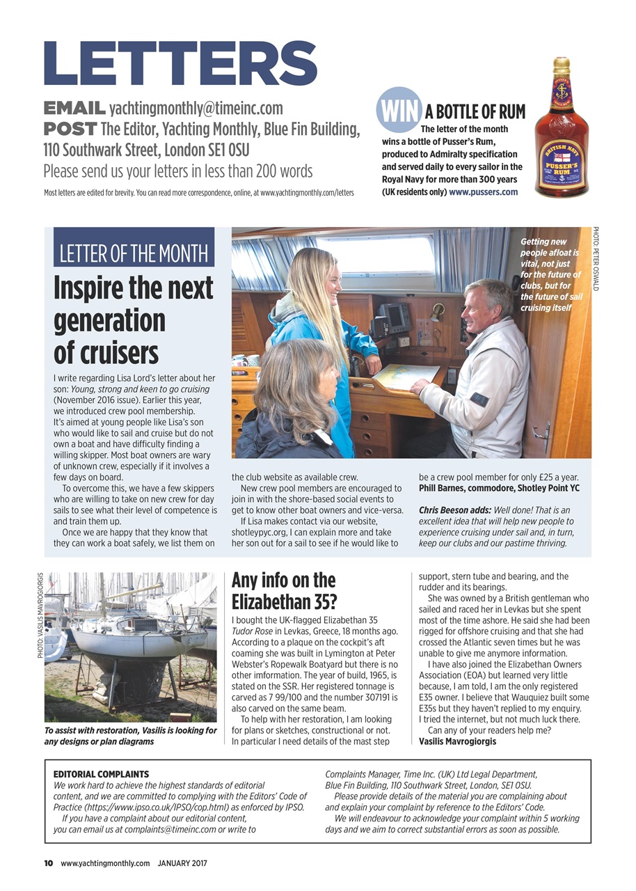 Yachting Monthly Preview Pages