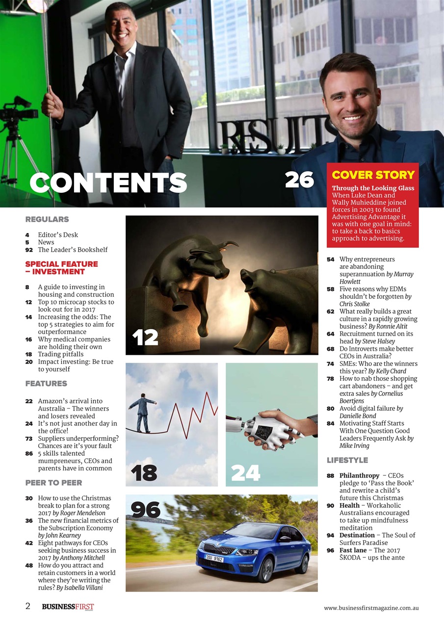 Business First Magazine Preview Pages