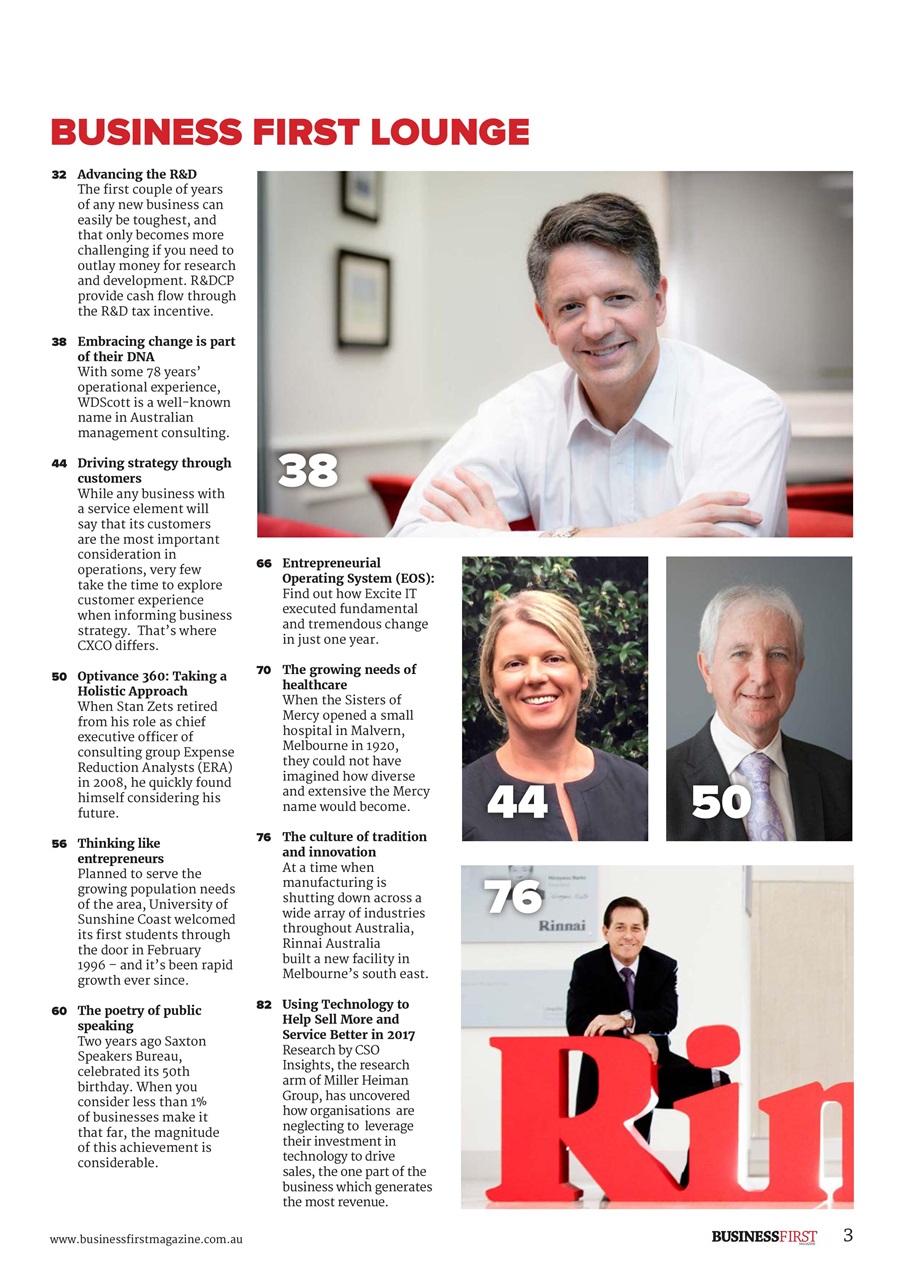 Business First Magazine Preview Pages