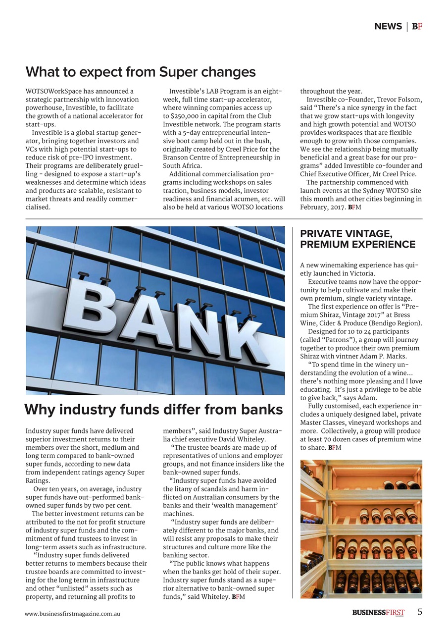 Business First Magazine Preview Pages
