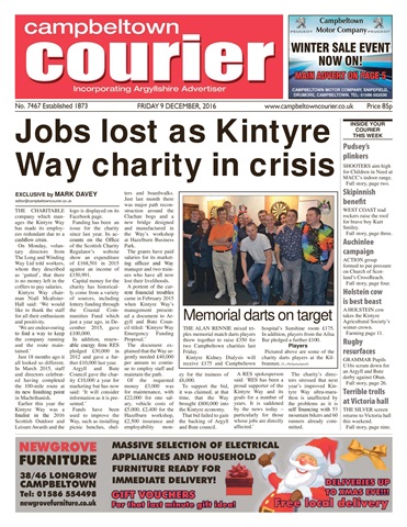 Campbeltown Courier issue 09/12/2016