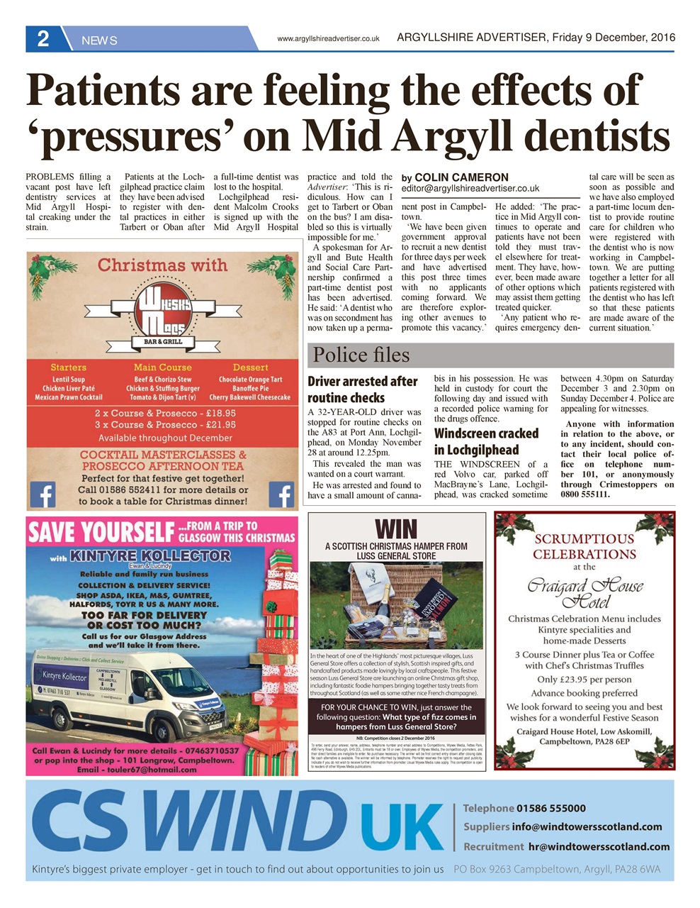 Argyllshire Advertiser Preview Pages