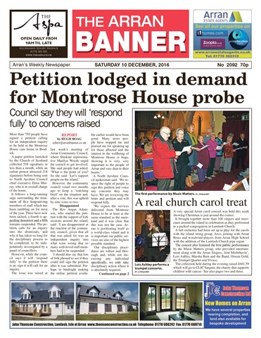 Arran Banner issue 09 December 2016