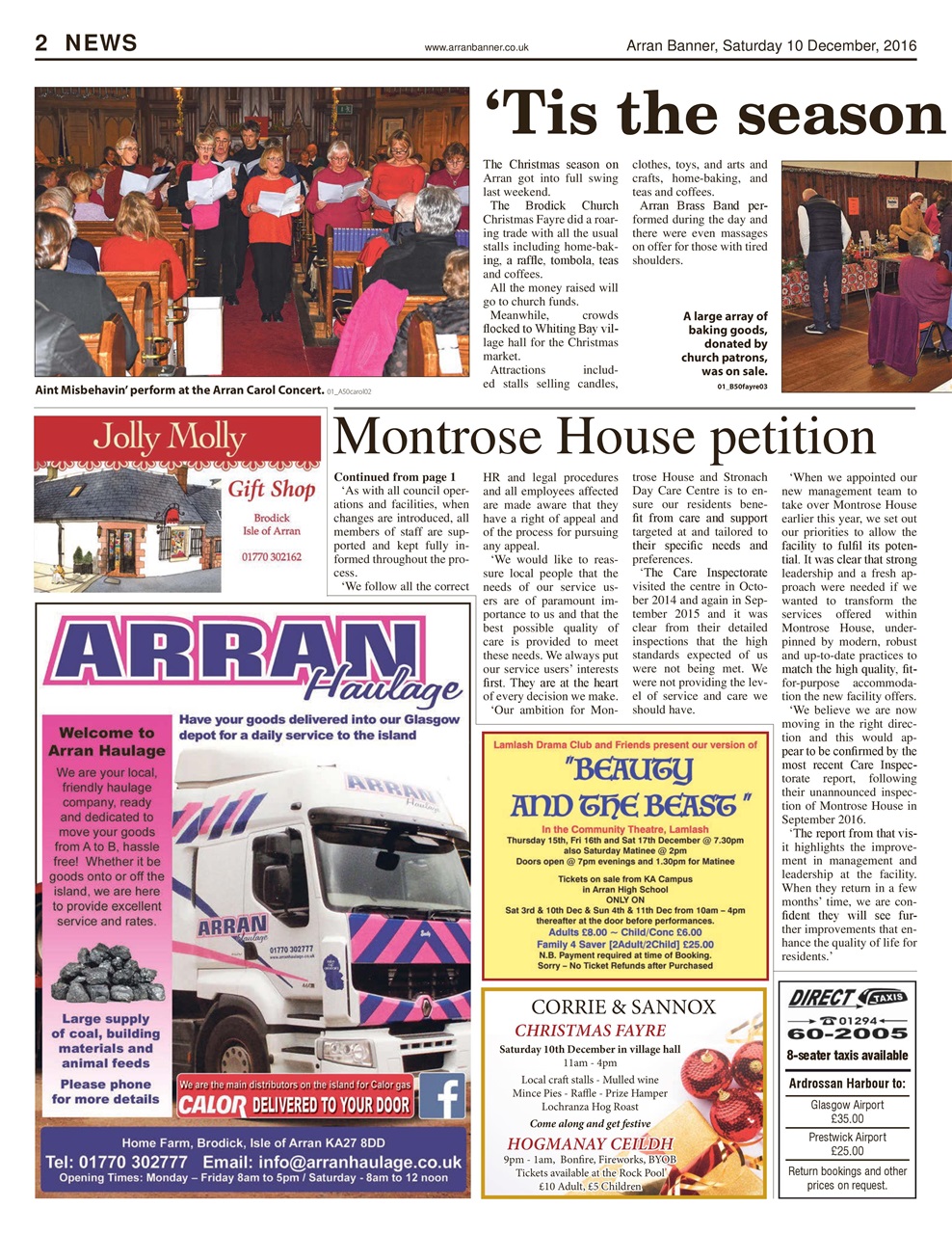 Arran Banner Preview Pages