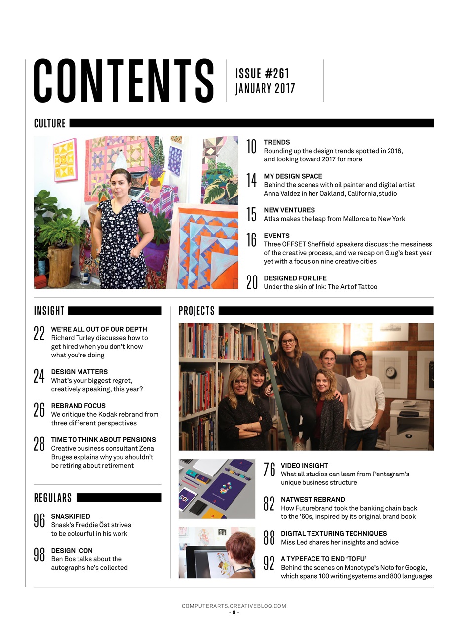 Computer Arts Preview Pages