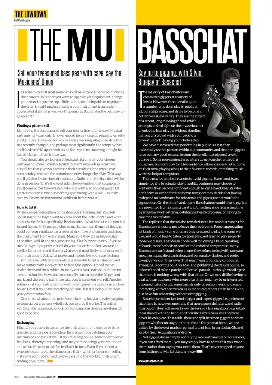 Bass Player UK Preview Pages