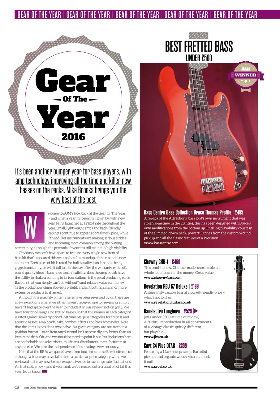 Bass Player UK Preview Pages