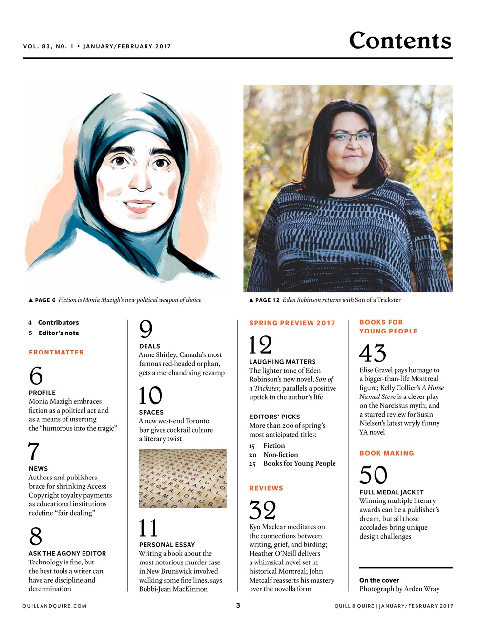 Quill & Quire Preview Pages