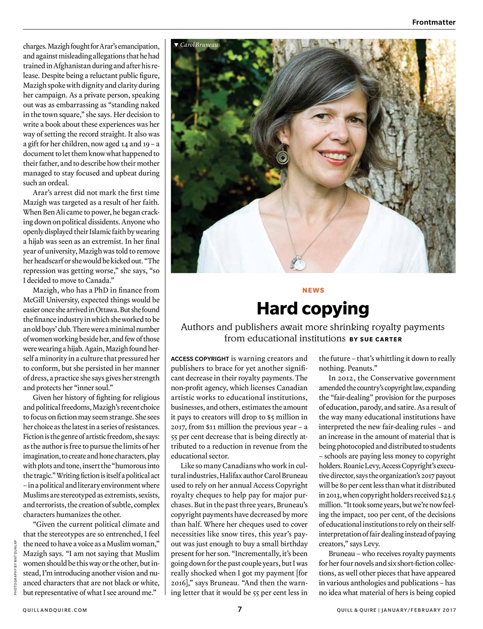 Quill & Quire Preview Pages