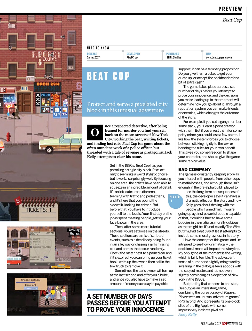 PC Gamer (US Edition) Preview Pages