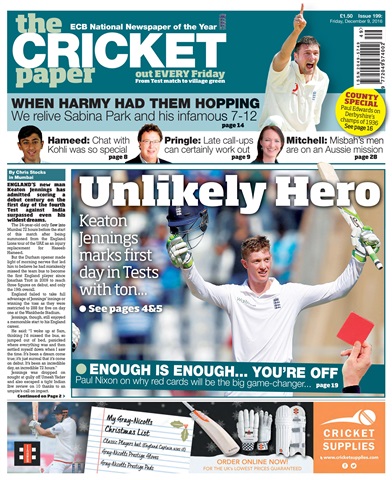 The Cricket Paper issue 9th December 2016