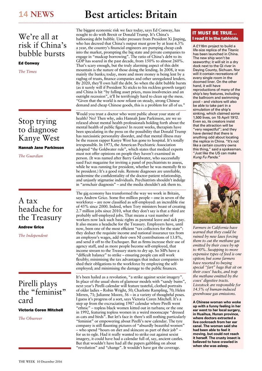 The Week Preview Pages