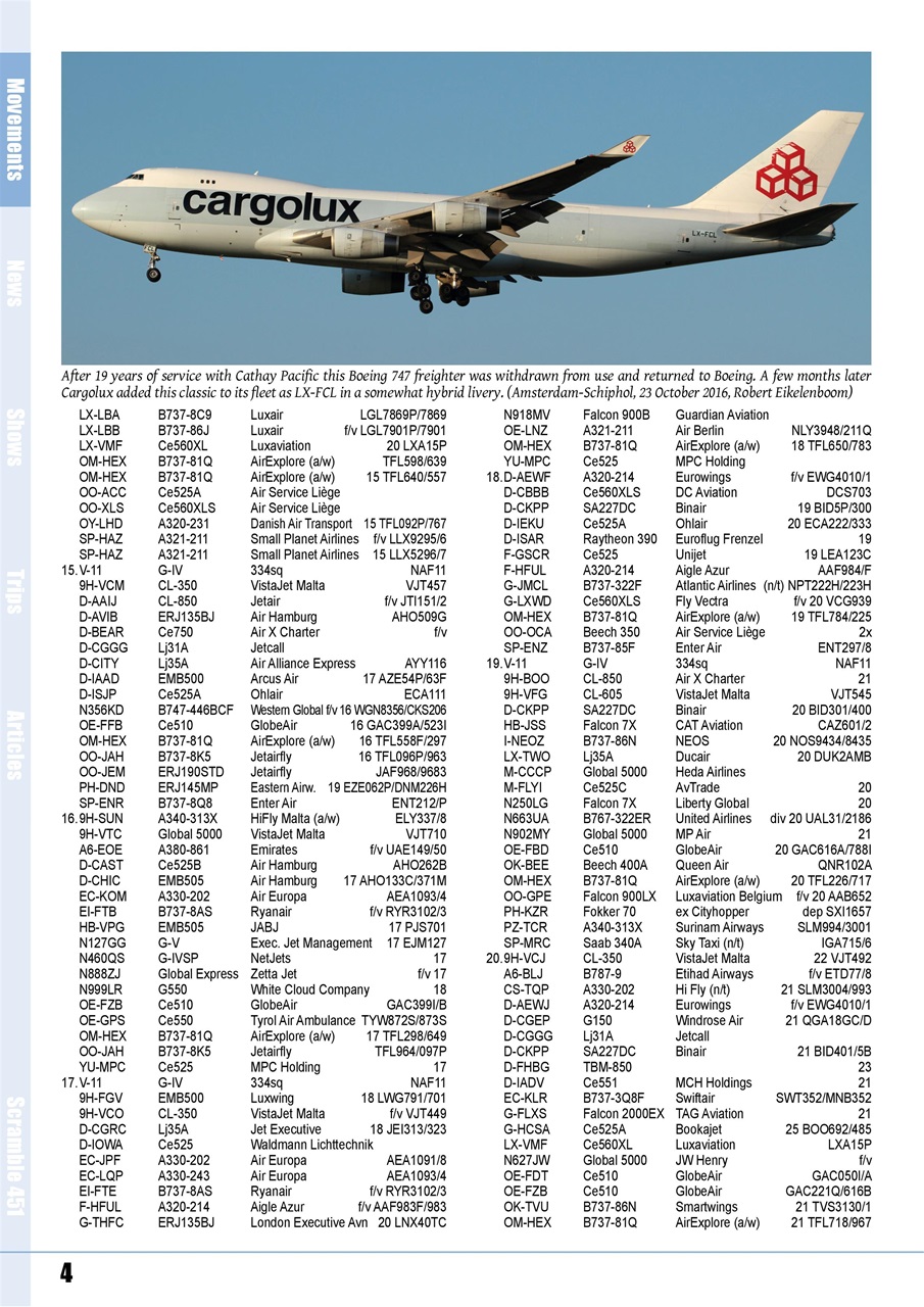 Scramble Magazine Preview Pages