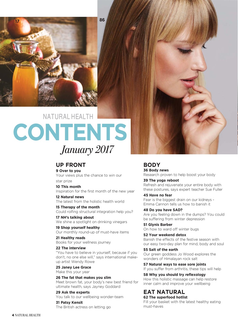 Natural Health Preview Pages