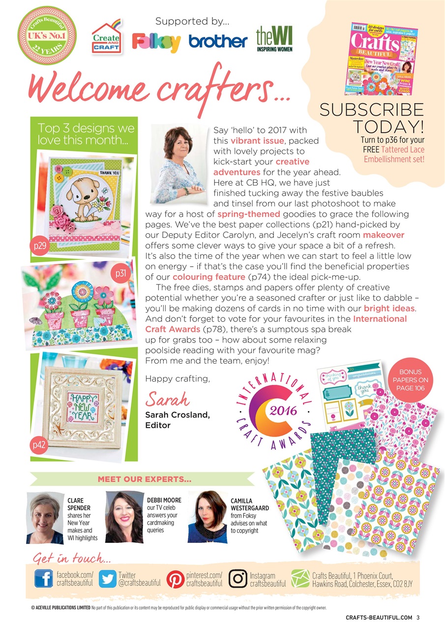 Crafts Beautiful Preview Pages