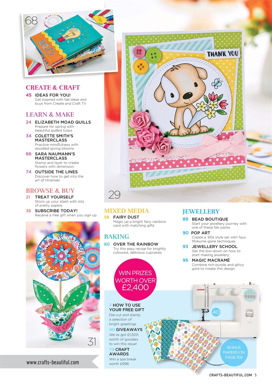 Crafts Beautiful Preview Pages