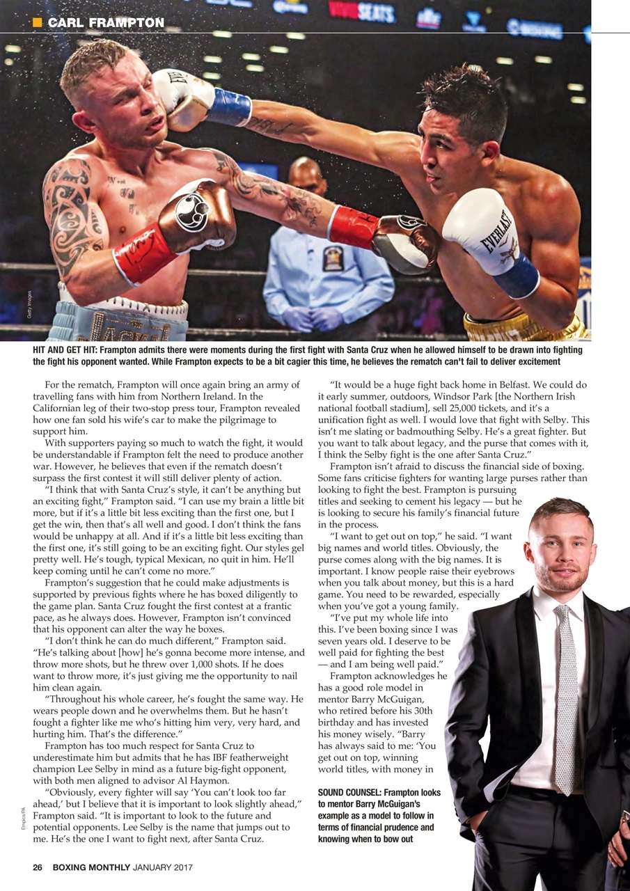 Boxing Monthly Preview Pages