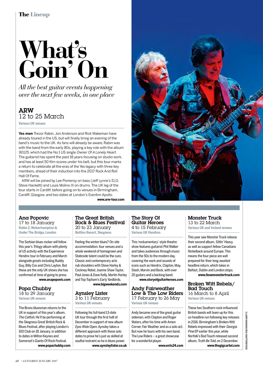 Guitarist Preview Pages