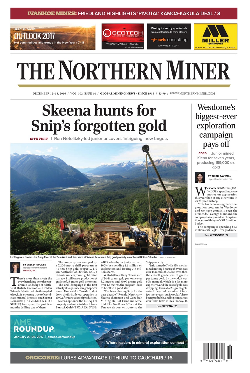 The Northern Miner Preview Pages
