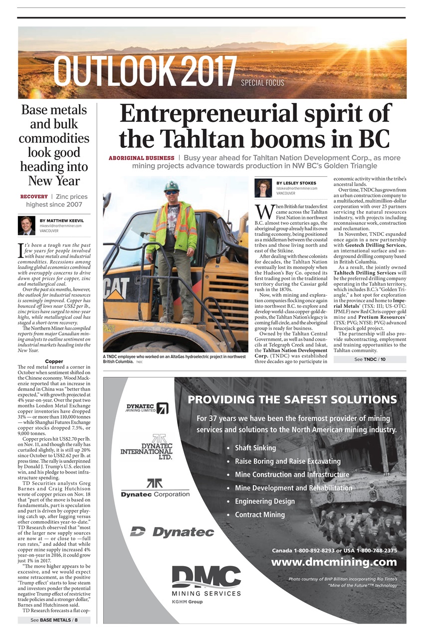The Northern Miner Preview Pages