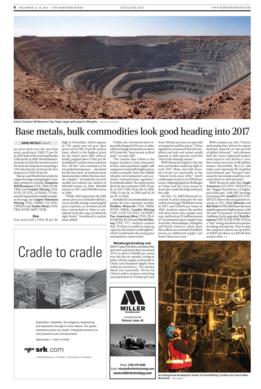 The Northern Miner Preview Pages