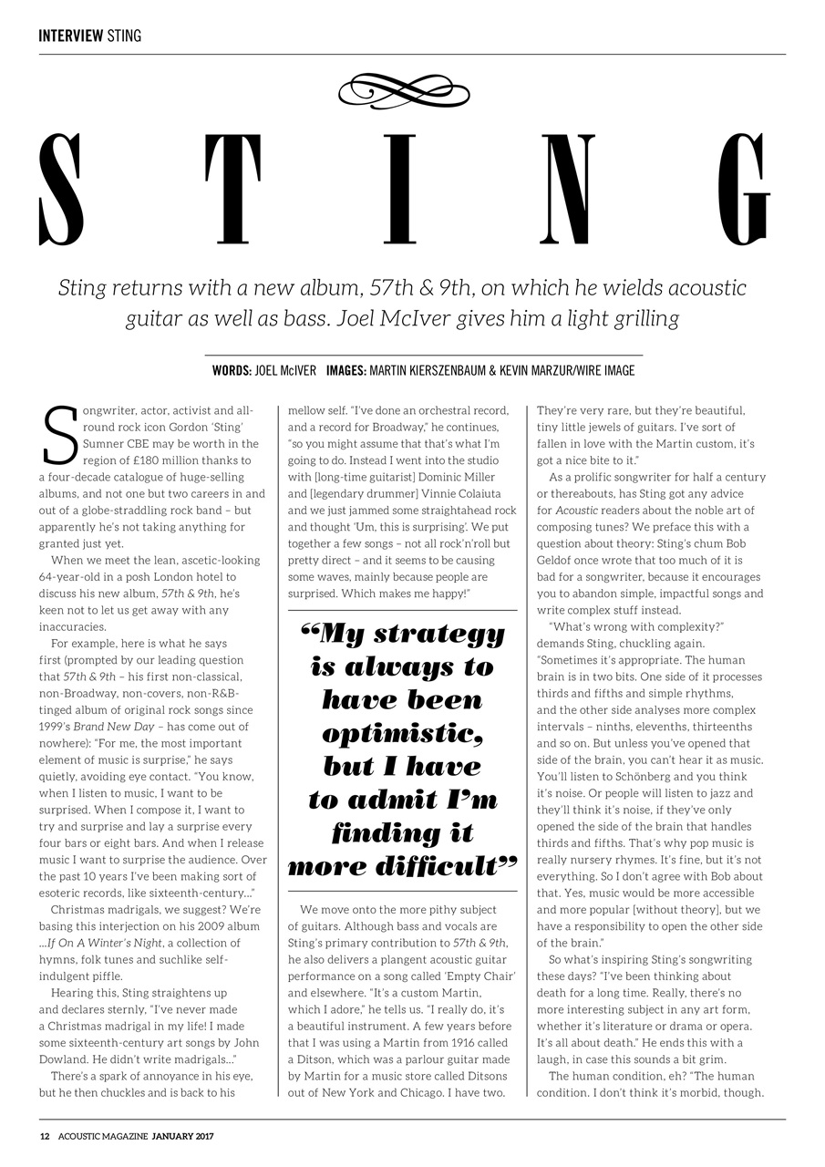 Acoustic Preview Pages