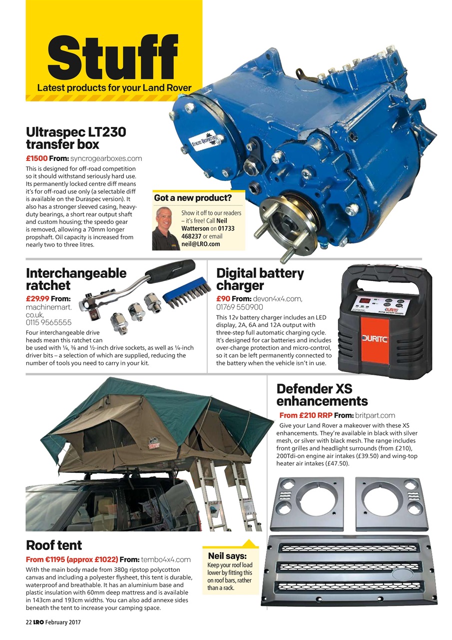 Land Rover Owner Preview Pages