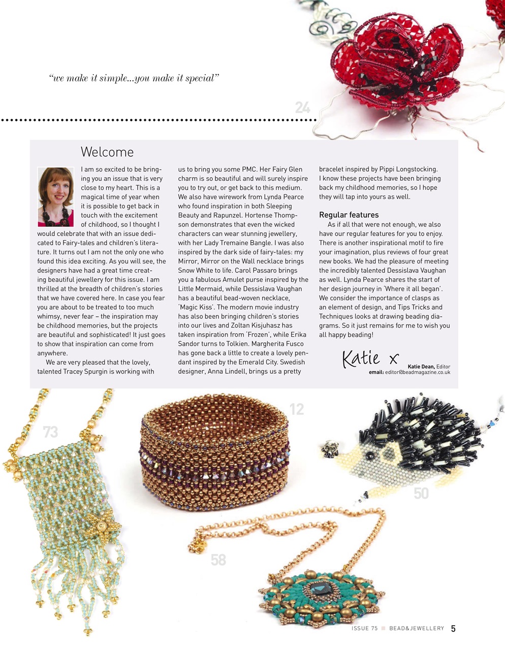 Bead & Jewellery Magazine Preview Pages