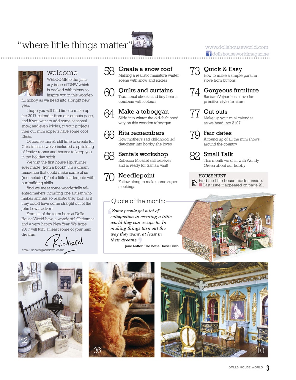 Dolls House World Preview Pages
