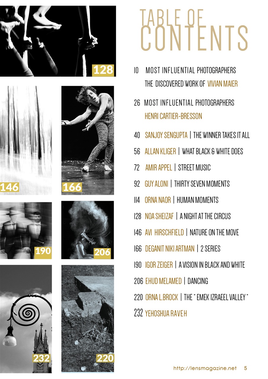 Lens Magazine Preview Pages