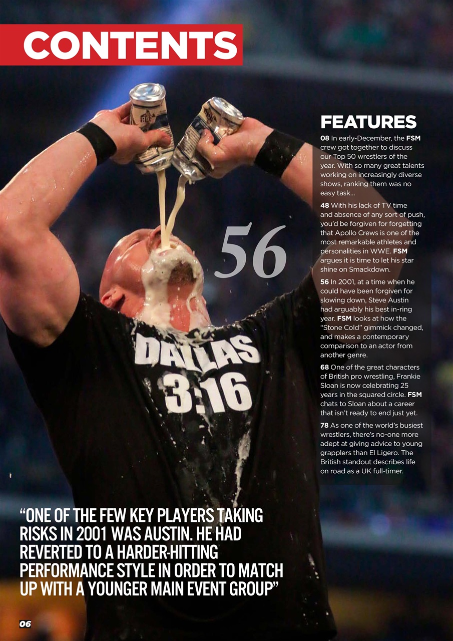 Wrestletalk Magazine Preview Pages