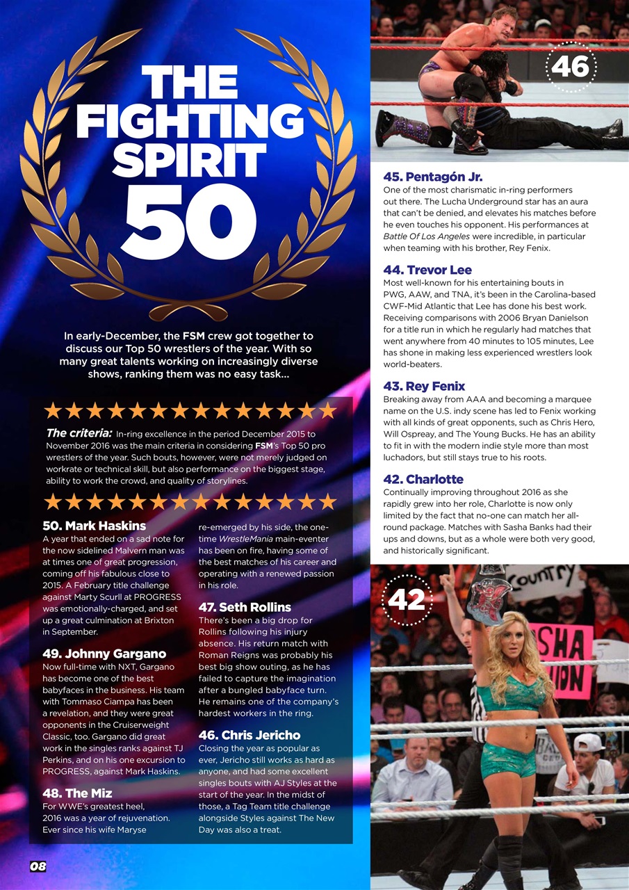 Wrestletalk Magazine Preview Pages