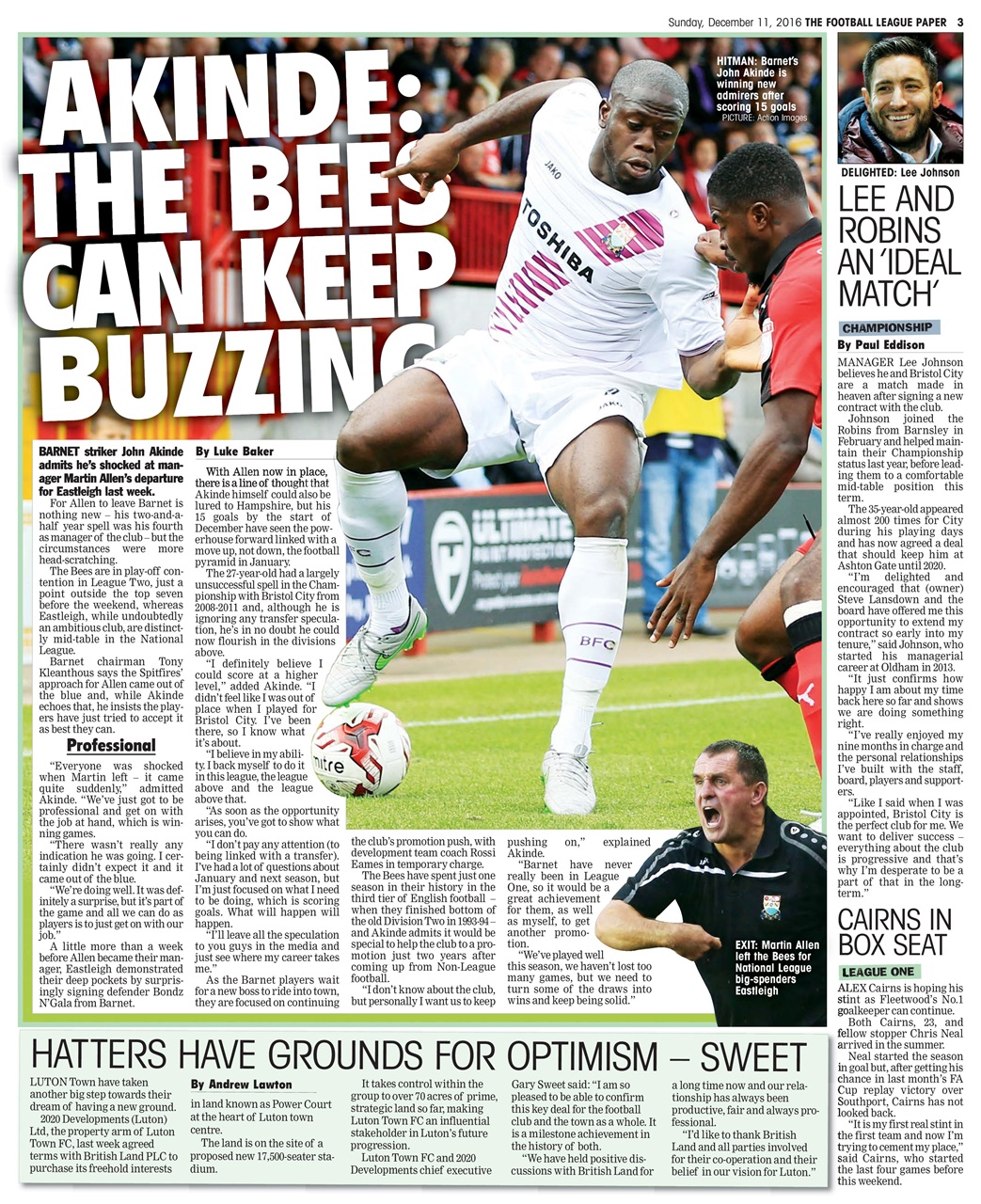 The Football League Paper Preview Pages