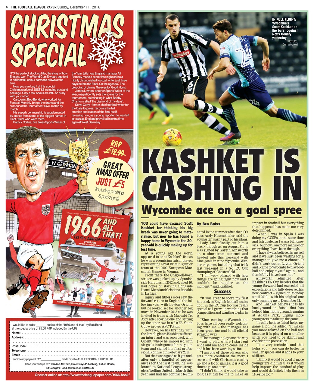 The Football League Paper Preview Pages