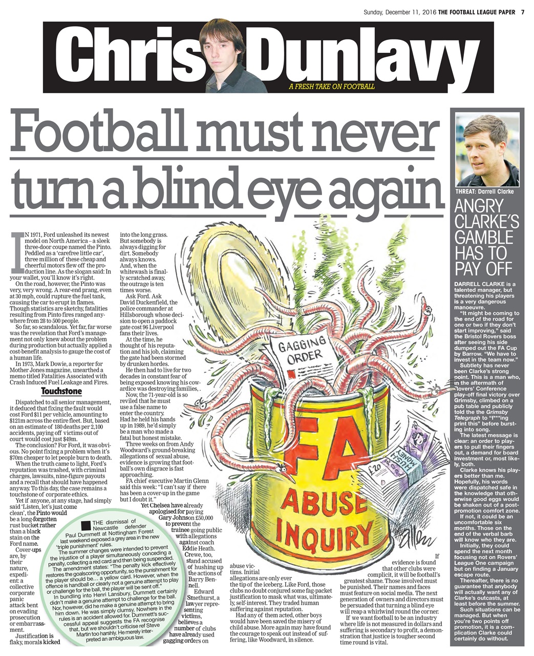 The Football League Paper Preview Pages