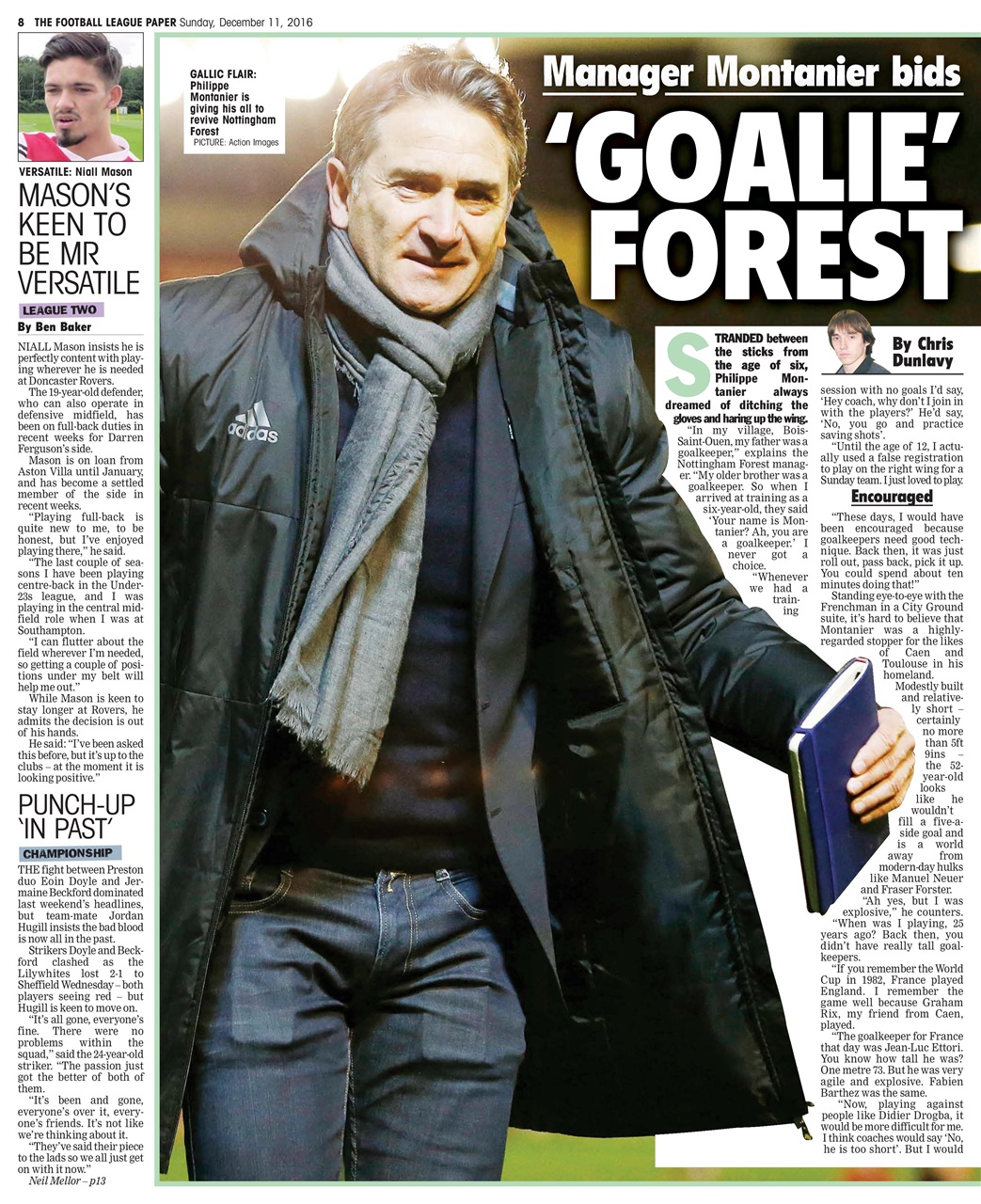 The Football League Paper Preview Pages