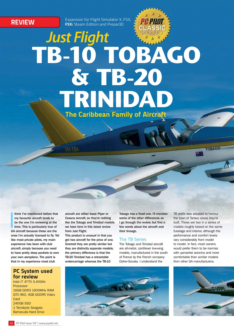 PC Pilot Preview Pages