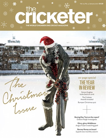 The Cricketer Magazine issue January 2017