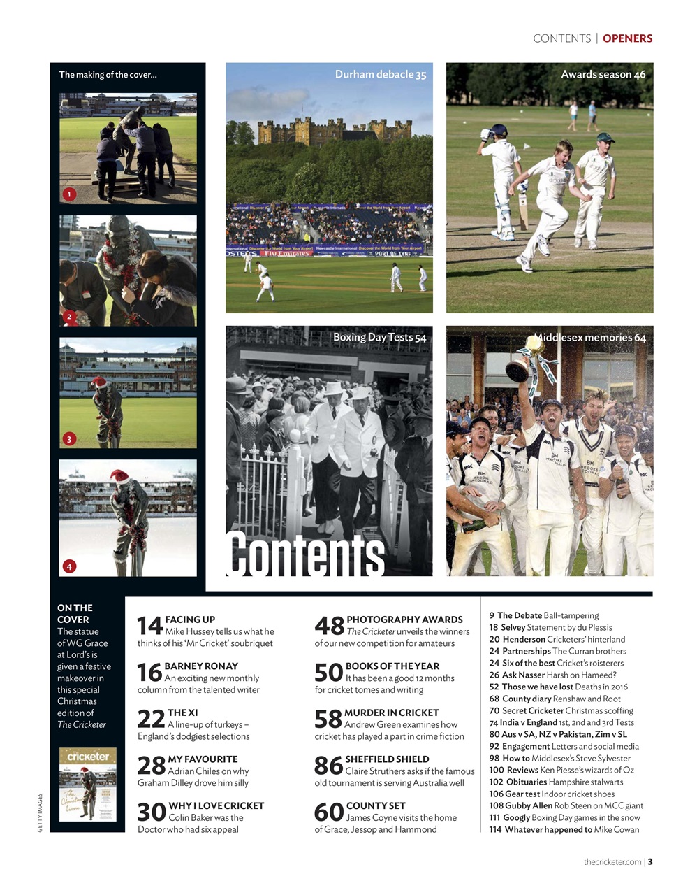 The Cricketer Magazine Preview Pages