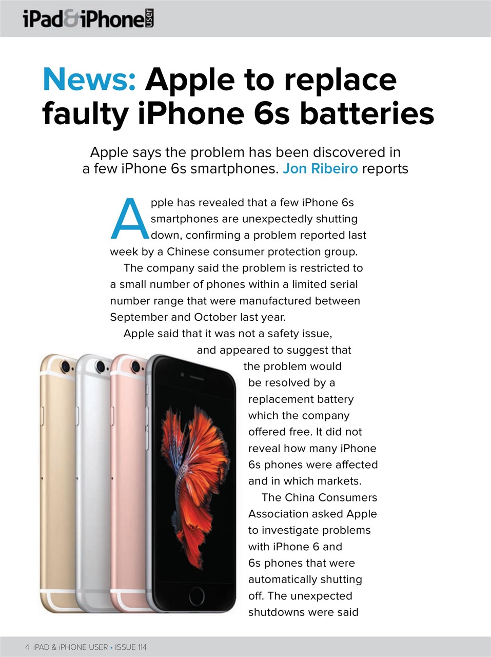 iPad and iPhone User Preview Pages