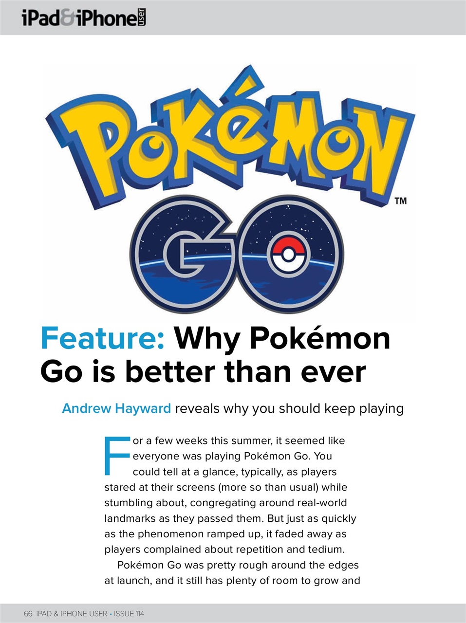 iPad and iPhone User Preview Pages