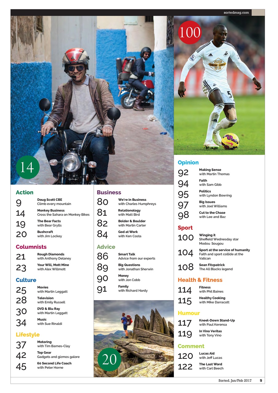 Sorted Magazine – The men's mag with morals Preview Pages