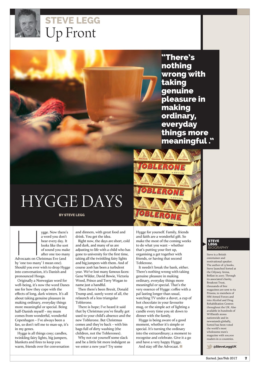 Sorted Magazine – The men's mag with morals Preview Pages