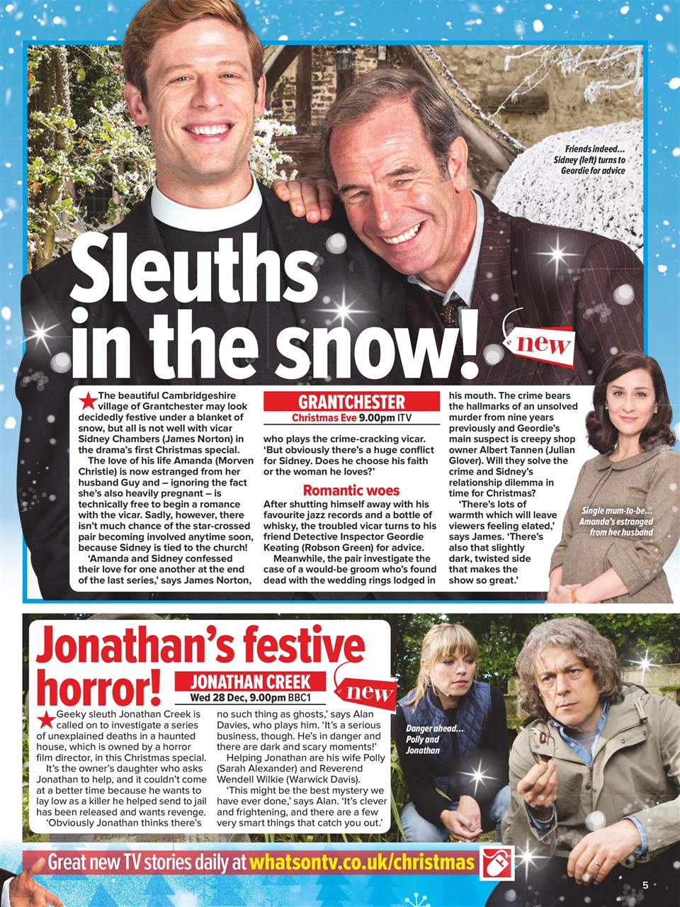 What's on TV Preview Pages