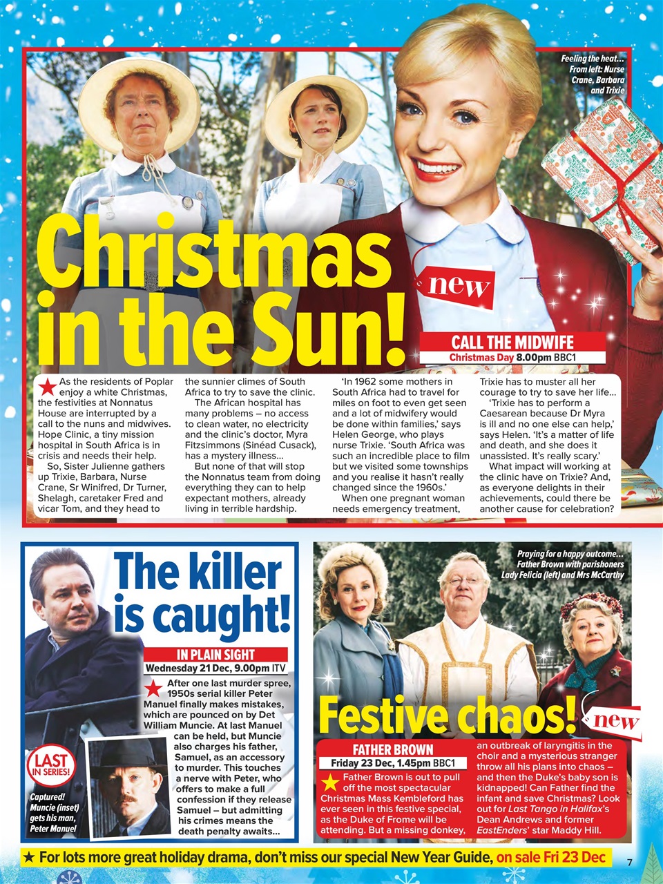 What's on TV Preview Pages