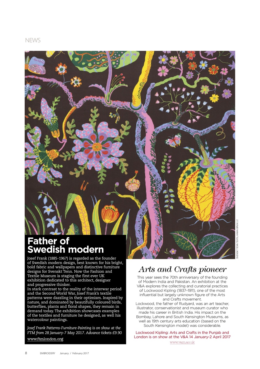 Embroidery Magazine Preview Pages