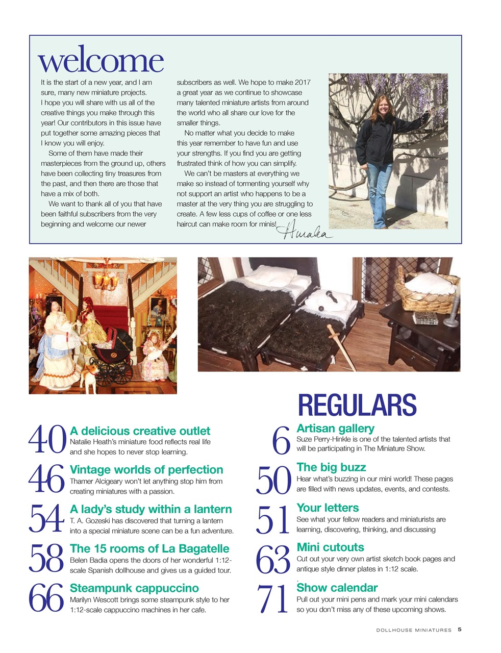 Dollhouse Miniatures Preview Pages