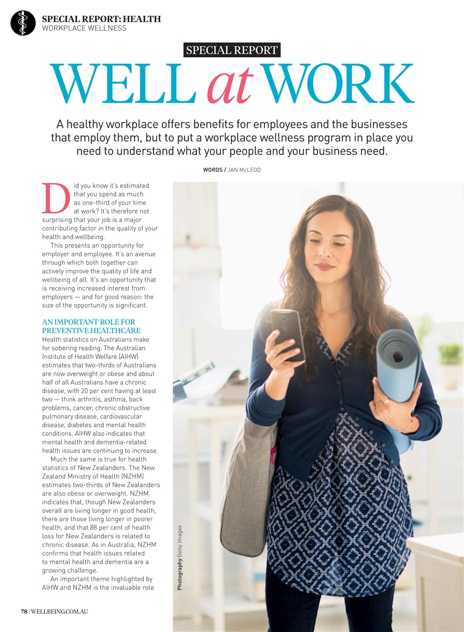 WellBeing Preview Pages