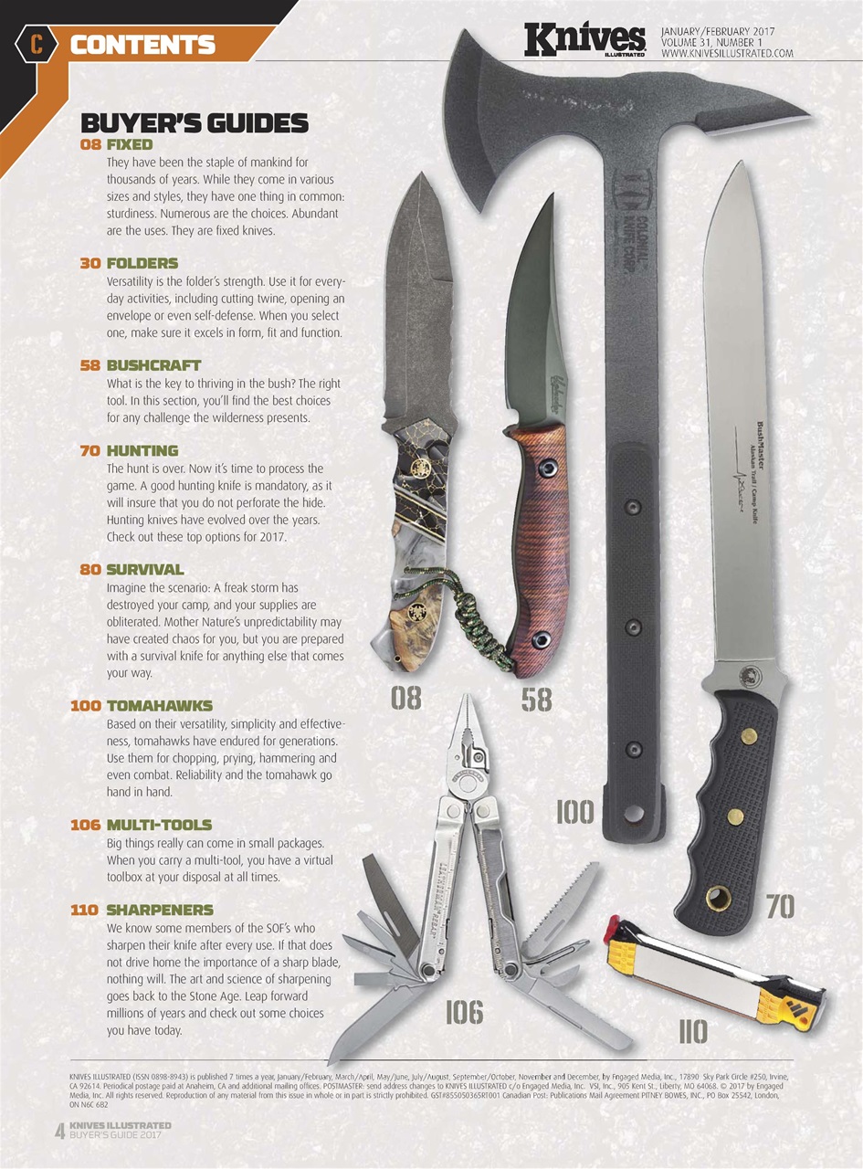 Knives Illustrated Preview Pages