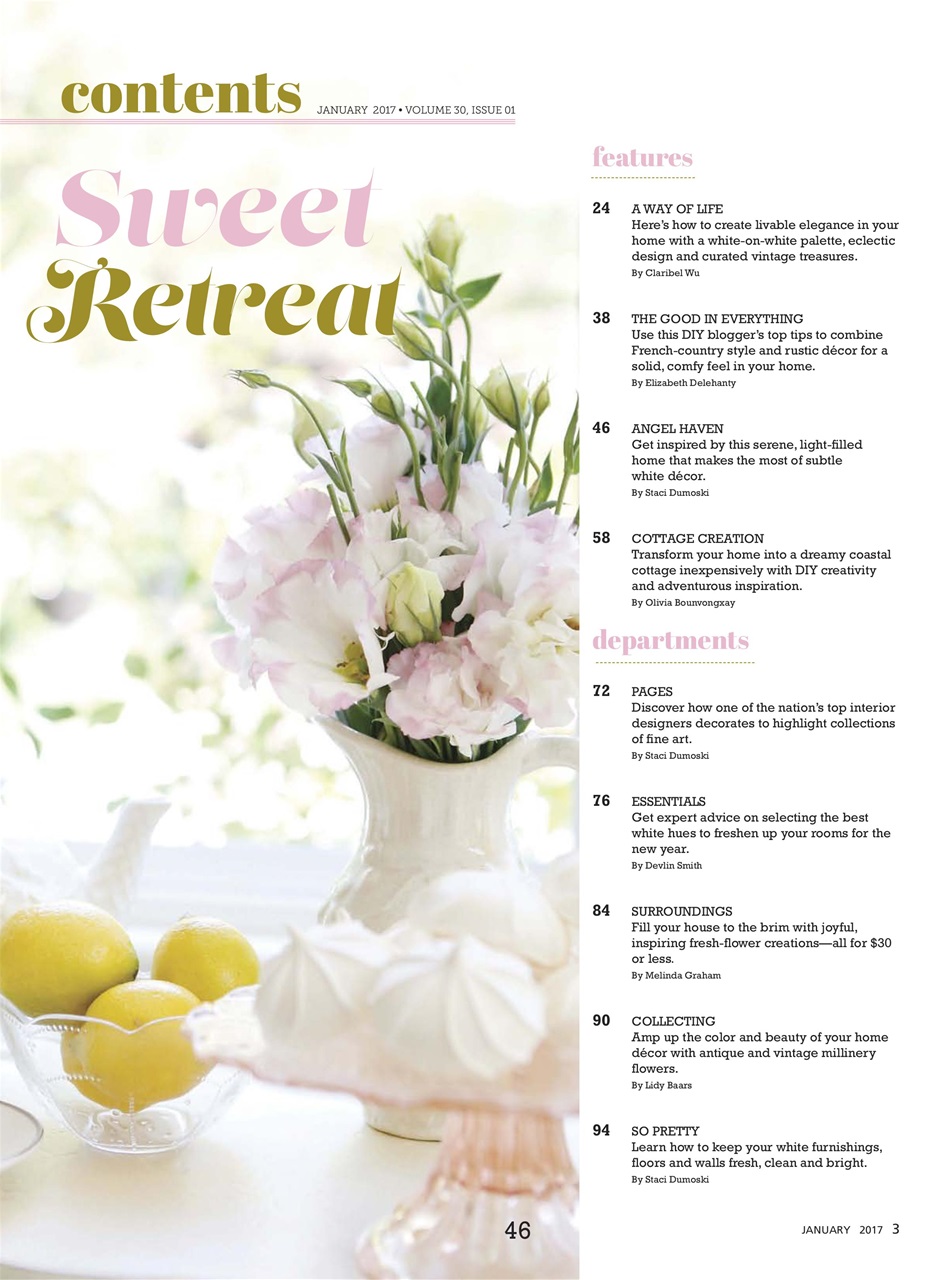 Romantic Homes Preview Pages